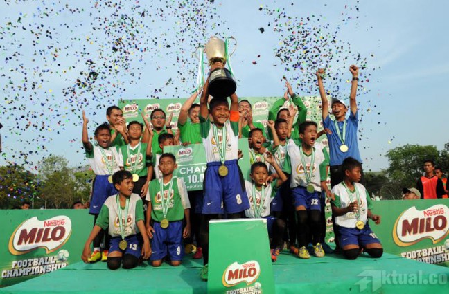 SDN 105291 Saentis Juara "Milo"Football Championship" Kota Medan