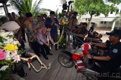 Setya Novanto Resmikan Parkir Sepeda Motor Lingkungan Parlemen