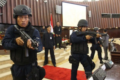 Simulasi Pengamanan Pidato Kenegaraan Presiden