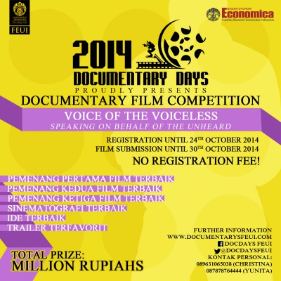 Sinopsis Film Documentary Days-UI: Demi Bantu Ibu, Julio Rela Jadi Konjak