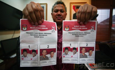 Surat Suara Pilpres Dicetak Minggu Ini