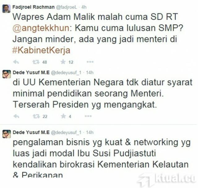 Tak Lulus SMA, Menteri Susi Pudjiastuti Jadi 'Buah Bibir'