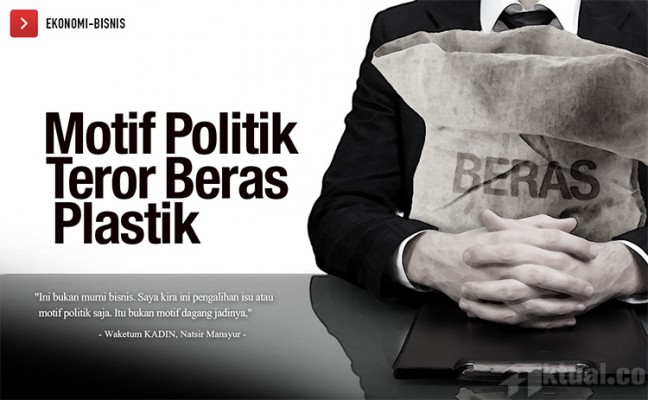 Teror Beras Plastik Diduga Sebagai Skenario Untuk Hancurkan Bulog