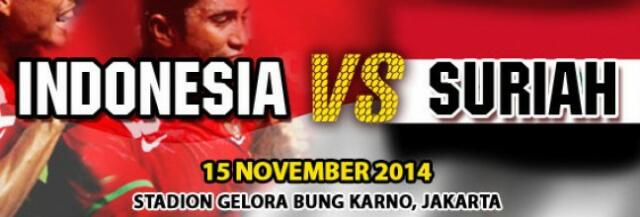 Tiket Pertandingan Timnas vs Suriah Dijual "Online"