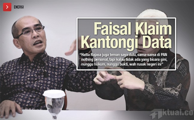 Tuding Hatta, Faisal Basri Klaim Kantongi Data