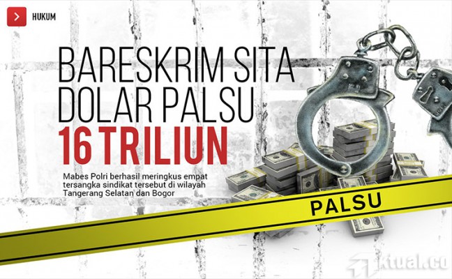 Uang Palsu Marak, Modus Ganggu Stabilitas Ekopol