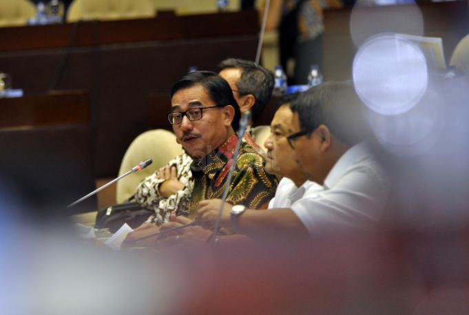 Menteri Agraria Bahas Anggaran dengan Komisi II-3