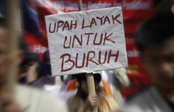 Minta Dibatalkannya PP 78 SPSI Geruduk Istana Negara