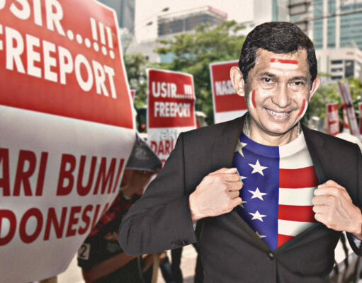 Maroef Syamsudin, Sejauh Manakah Merah Putih Tertanam Dalam Dadamu? Presdir PTFI Maroef Syamsuddin (Aktual/Ilst.Nelson)