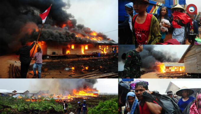 Pemukiman Eks Gafatar Dibakar (Aktual)