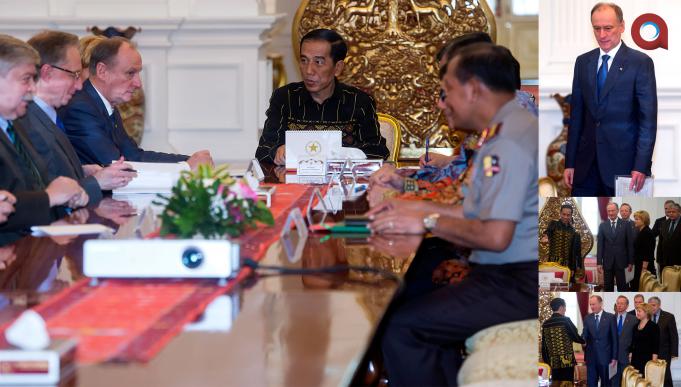 Presiden Jokowi Terima Dewan Keamanan Rusia di Istana