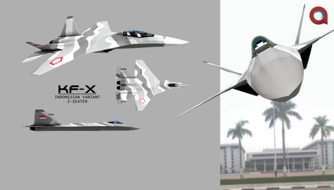 jet tempur Indonesia Fighter Xperiment (IFX) 4.5 Generation