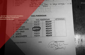 Anggota KPK Positif Konsumsi Narkoba, Ini Dokumen Hasil Tes Urinenya (Foto: Aktual)