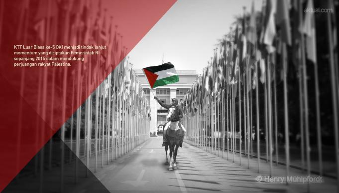 Dukungan Penuh RI Atas Kedaulatan Negara Palestina (Aktual/Ilst)