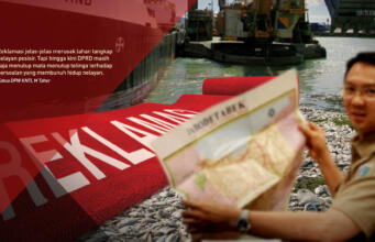 Moratorium Reklamasi, Skenario Ahok Mengulur Waktu ? Tolak Reklamasi Teluk Jakarta (Aktual/Ilst)