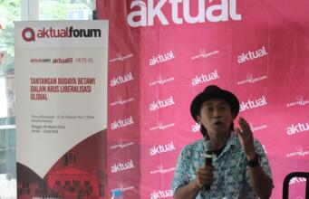 Sejarawan: Dukung Reklamasi, Penghargaan Ahok dari Bappenas Tidak Ada Artinya Aktual Forum-'Tantangan Budaya Betawi Dalam Arus Liberalisasi Global'