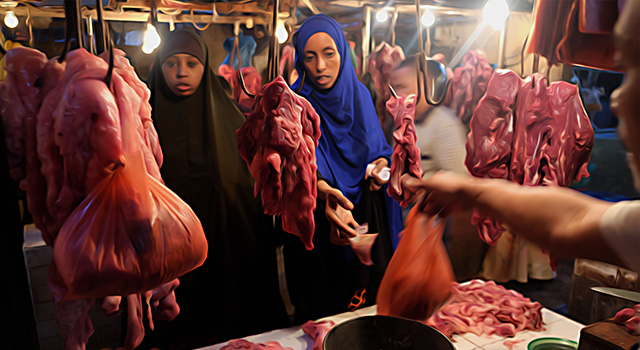 Jelang Ramadan harga daging sapi di pasar naik menjadi Rp110.000/kg. (ilustrasi/aktual.com)
