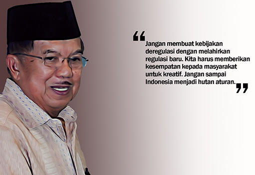 JK: Deregulasi, Jangan Sampai Indonesia Jadi “Hutan Aturan” Wakil Presiden Jusuf Kalla. (ilustrasi/aktual.com)