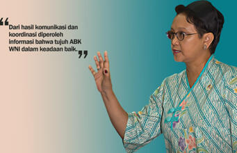 Menlu Retno: Dari Hasil Koordinasi 7 WNI ABK Dalam Keadaan baik Menteri Luar Negeri RI Retno LP Marsudi. (ilustrasi/aktual.com)