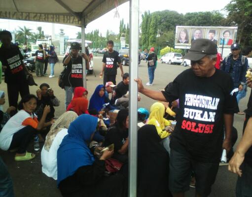 Tagih Janji Jokowi, Warga Pasar Ikan Geruduk Istana