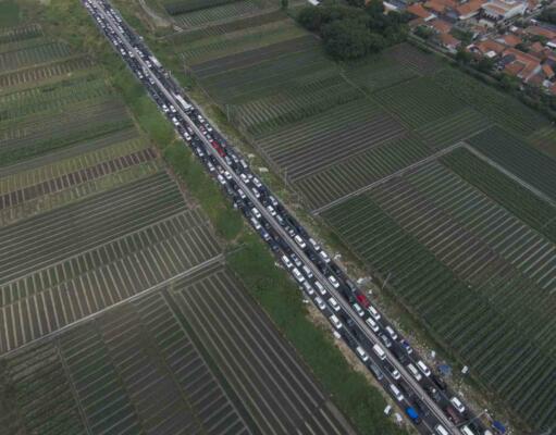 Kemacetan di Tol Brebes Terparah di Dunia