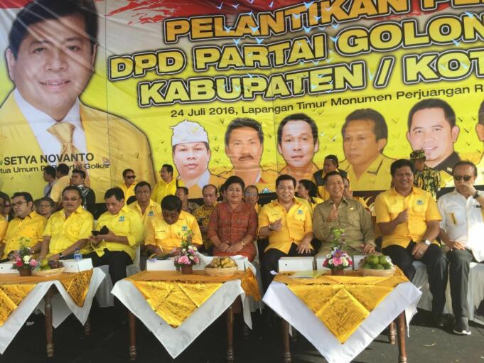 Pelantikan Pengurus DPD Partai Golkar Se-Bali