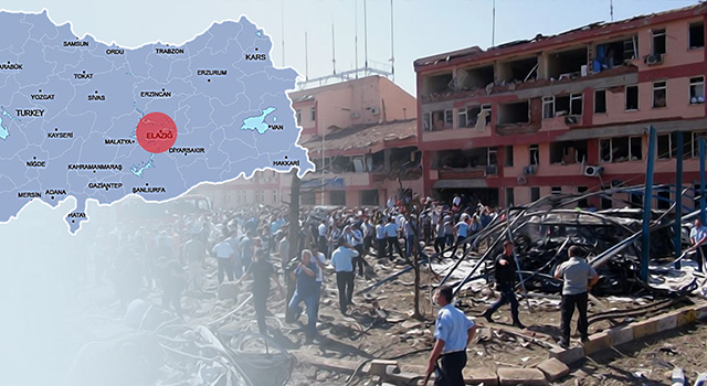 Serangan bom mobil di kantor polisi di Elazig, Turki timur. (ilustrasi/aktual.com)