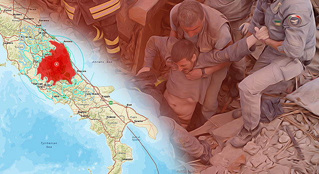 Gempa bumi kuat mengguncang Italia Tengah. (ilustrasi/aktual.com)