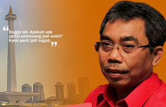 Ikut Koalisi Kekeluargaan, PDIP Kunci Kursi DKI-1 Kepala Badan Pemenangan Pemilu DPD PDIP DKI, Gembong Warsono. (ilustrasi/aktual.com)