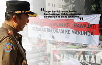 Digusur Pemprov, Warga Rawajati Mengaku Pasrah Kasatpol PP Jakarta Selatan Ujang Hermawan. (ilustrasi/aktual.com)