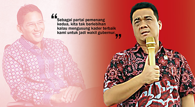 Ketua DPP Partai Gerindra Ahmad Riza Patria - Partai Gerindra masih berharap dapat berduet dengan Partai Demokrasi Indonesia Perjuangan (PDI-P) dalam Pilkada DKI Jakarta. (ilustrasi/aktual.com)