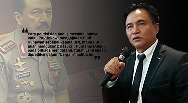 Bakal calon gubernur DKI Jakarta Yusril Ihza Mahendra. (ilustrasi/aktual.com)
