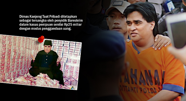 Dimas Kanjeng Taat Pribadi ditetapkan sebagai tersangka oleh penyidik Bareskrim. (ilustrasi/aktual.com)