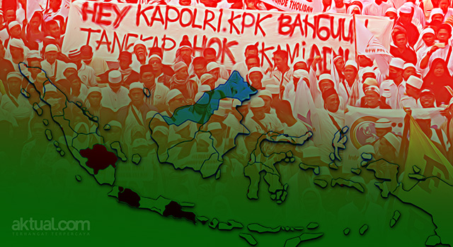 Ribuan umat Islam di sejumlah kota di Indonesia siang nanti Jumat (21/10) akan menggelar demonstrasi bertajuk “Aksi Bela Islam”. (ilustrasi/aktual.com)