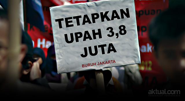 Buruh Jakarta Tuntut Upah 2017 Naik Rp3,8 Juta. (ilustrasi/aktual.com)