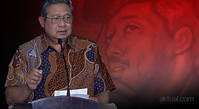 Presiden ke-6 RI Susilo Bambang Yudhoyono - polemik hilangnya dokumen tim pencari fakta (TPF) kasus pembunuhan aktivis HAM Munir Said Thalib. (ilustrasi/aktual.com)