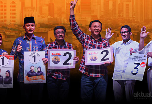 Voxpol: Swing Voter di Pilkada DKI Sebesar 42,05 Persen Pasangan calon gubernur dan wakil gubernur Pilkada DKI Jakarta 2017. (ilustrasi/aktual.com - foto/antara)