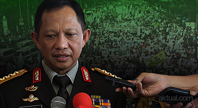 Kapolri Jenderal Polisi Tito Karnavian - Polisi kawal unjuk rasa 4 November. (ilustrasi/aktual.com - foto/antara)
