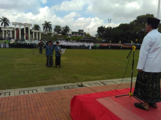 Peringatan Hari Santri Nasional di Surabaya (Foto: Ahmad H Budiawan)