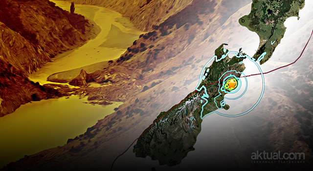 Gempa 7,5 SR Selandia Baru. (ilustrasi/aktual.com)