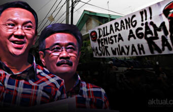Tak Kantongi Izin, Panwascam Cakung Hentikan Kampanye Ahok Kampanye Ahok-Djarot Ditolak Warga. (ilustrasi/aktual.com)