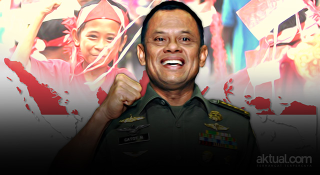Panglima TNI Jenderal Gatot Nurmantyo menggagas sebuah rencana bernama “Nusantara Bersatu” pada 30 November 2016. (ilustrasi/aktual.com)