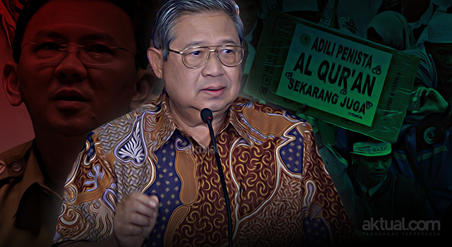 Presiden ke-6 RI Susilo Bambang Yudhoyono - Kasus dugaan penistaan agama yang dilakukan gubernur DKI Basuki Tjahaja Purnama alias Ahok. (ilustrasi/aktual.com)