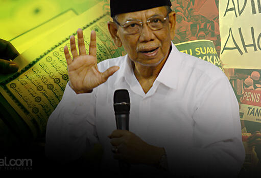 KH Hasyim Muzadi: Tiga Hal Yang Tak Boleh Direndahkan KH A Hasyim Muzadi - Aksi Bela Islam 4 November 2016. (ilustrasi/aktual.com)