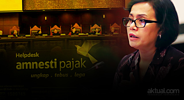 Menteri Keuangan Sri Mulyani Indrawati - Mahkamah Konstitusi menolak permohonan uji materi Undang-Undang Nomor 11 Tahun 2016 tentang Tax Amnesty. (ilustrasi/aktual.com)