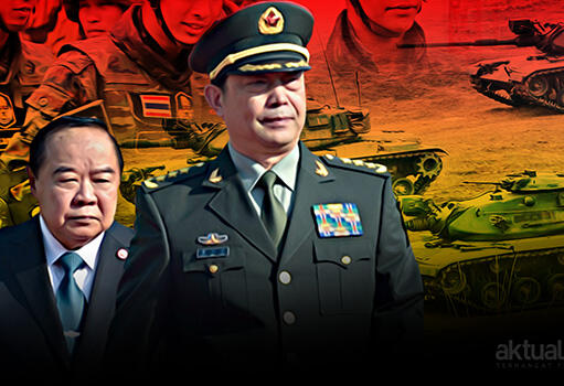 Thailand-China Berencana Bangun Fasilitas Produksi Militer Bersama Menteri Pertahanan Thailand Prawit Wongsuwan dan Menteri Pertahanan China Chang Wanquan - Kerjasama militer Thailand-China. (ilustrasi/aktual.com)