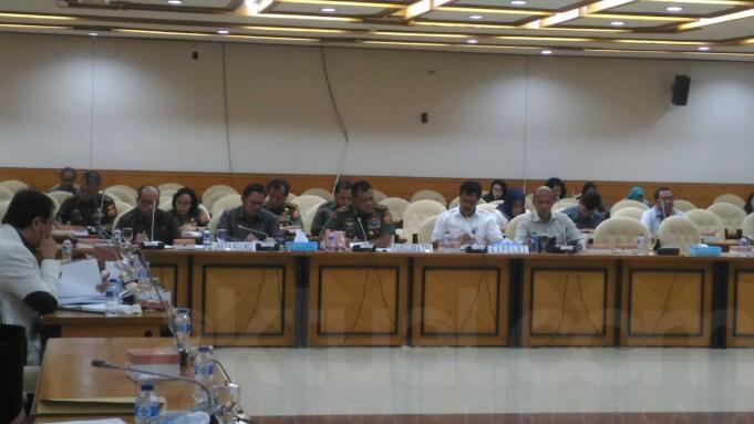 Panglim TNI Jenderal Gatot Nurmantyo Saat RDP di DPR terkait pembahasan Revisi UU Pemilu (Foto: Novrizal Sikumbang)