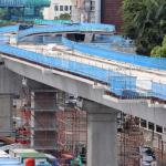 PT MRT Jakarta akan melakukan percepatan pembangunan pada tahun 2017 dengan target 37 persen peningkatan konstruksi, sehingga akan berdampak kemacetan di sejumlah titik. AKTUAL/Munzir