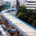 PT MRT Jakarta akan melakukan percepatan pembangunan pada tahun 2017 dengan target 37 persen peningkatan konstruksi, sehingga akan berdampak kemacetan di sejumlah titik. AKTUAL/Munzir