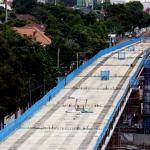 PT MRT Jakarta akan melakukan percepatan pembangunan pada tahun 2017 dengan target 37 persen peningkatan konstruksi, sehingga akan berdampak kemacetan di sejumlah titik. AKTUAL/Munzir
